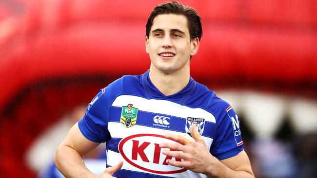 Lachlan Lewis was superb for the Bulldogs in their win over the Dragons. Picture: Getty Images