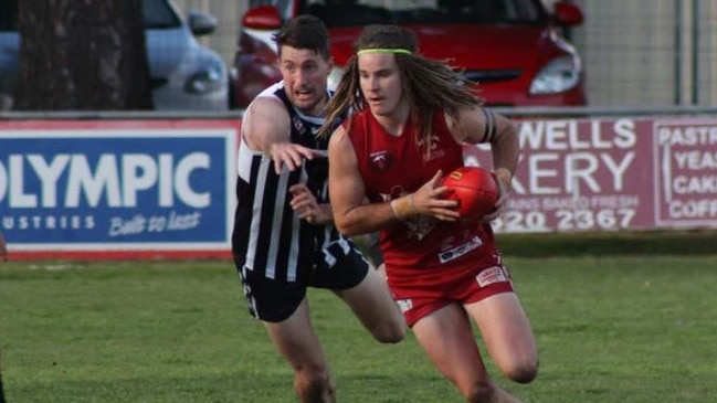 Luke Barnett remains a force for the Roosters. Picture: Two Wells Football Club