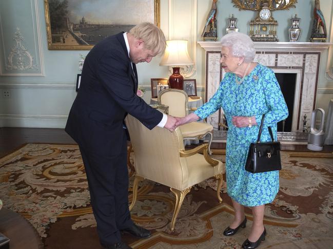 Boris Johnson said that the Queen was “very well” amid concerns for her health. Picture: Getty Images