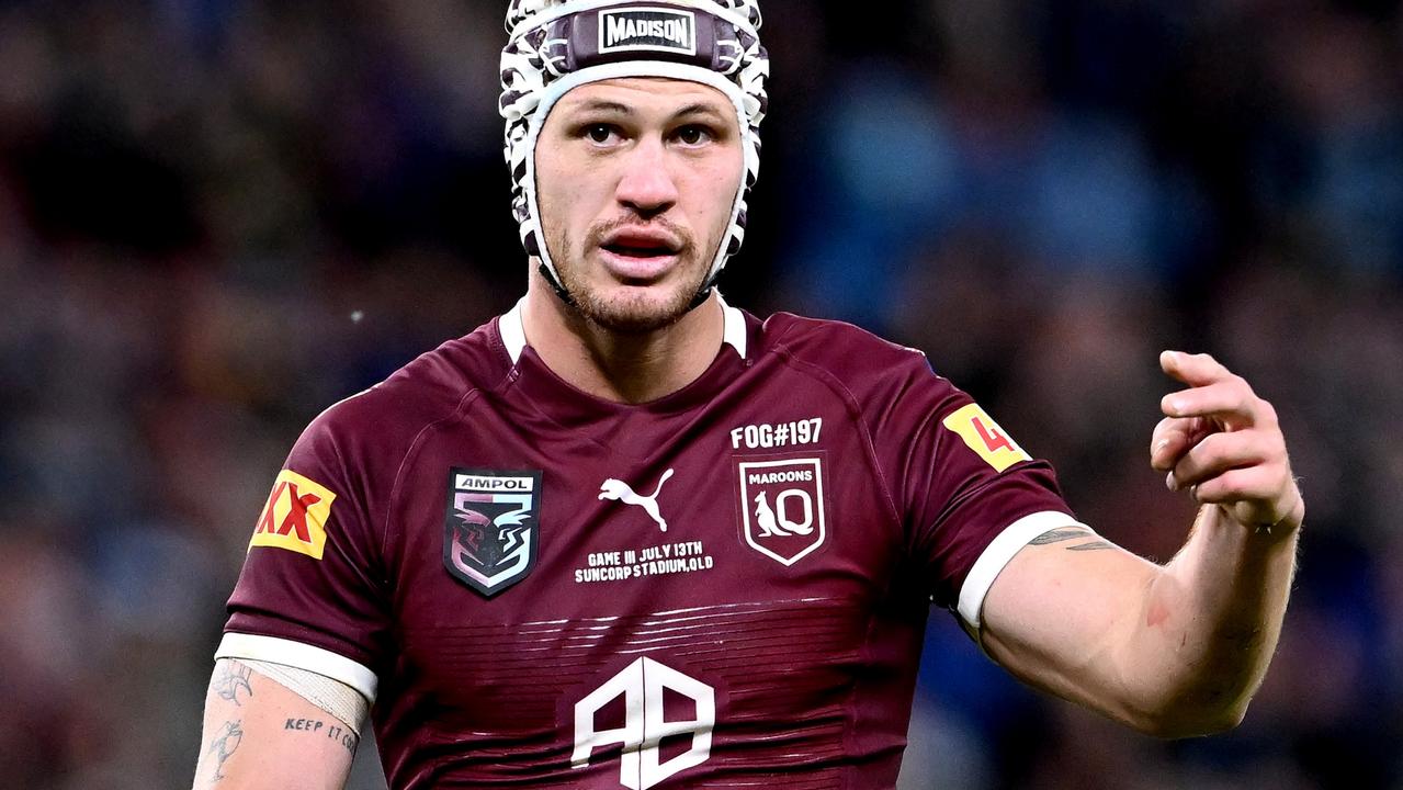 Kalyn Ponga faces a battle for the Queensland No.1 jersey from Reece Walsh. Picture: Getty Images