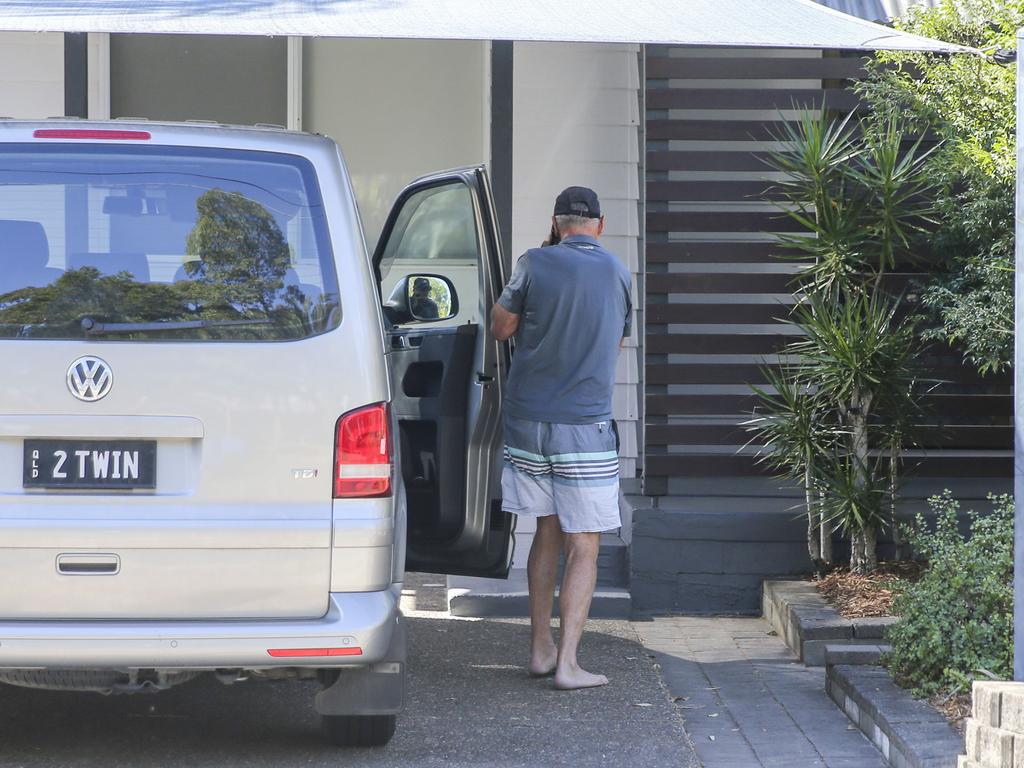 Chris Dawson at his house in Biggera Waters on the Gold Coast in August. Picture: Glenn Hunt.