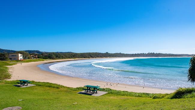 Coming in at No.2 is Woolgoolga beach on the NSW mid north coast.