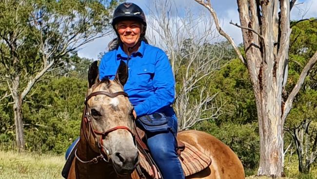 Kylie Read will ride her horse from Gympie to Longreach, a 1200km journey.