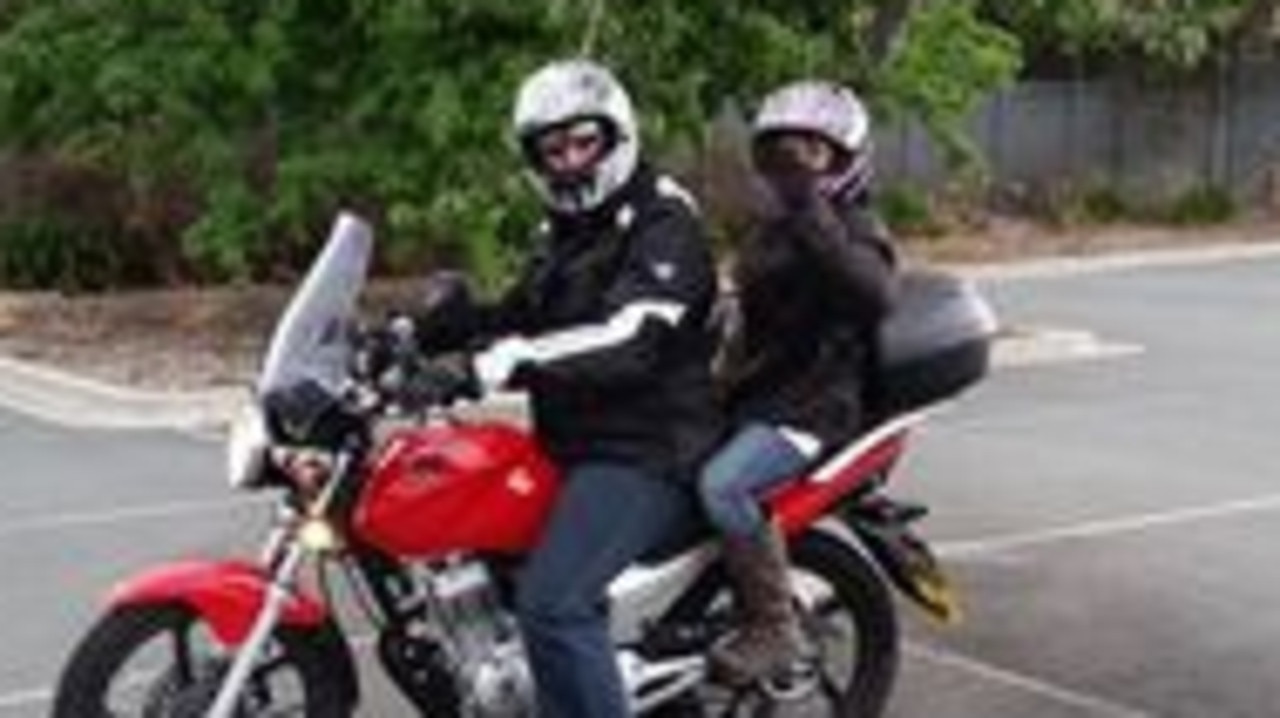 Steve Loveland and Rachael shared a passion for motorcycles and riding.