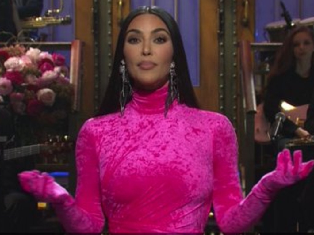 Kim Kardashian wowed on Saturday Night Live. Picture: NBC