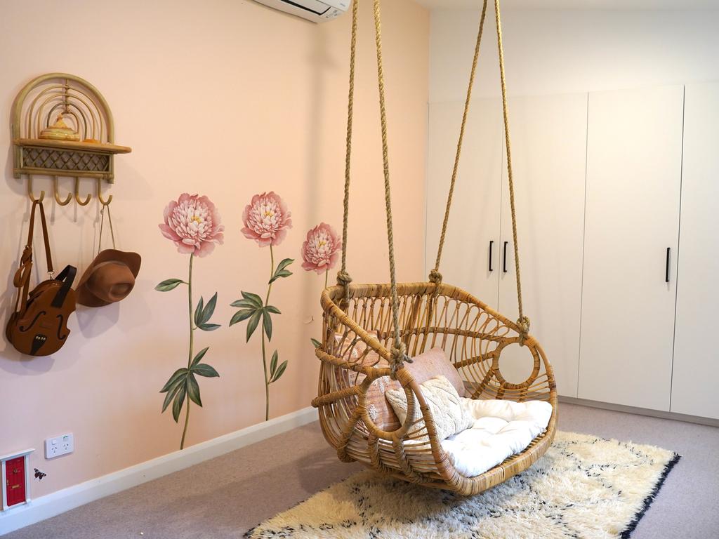 Interior design by Morgan Brady of Pearl Interiors at her Noosa hinterland property. Picture: Katrina Lezaic