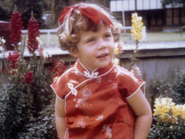 Kathleen Folbigg at 3, shortly after going to live with her foster parents Deidre and Neville Marlborough.