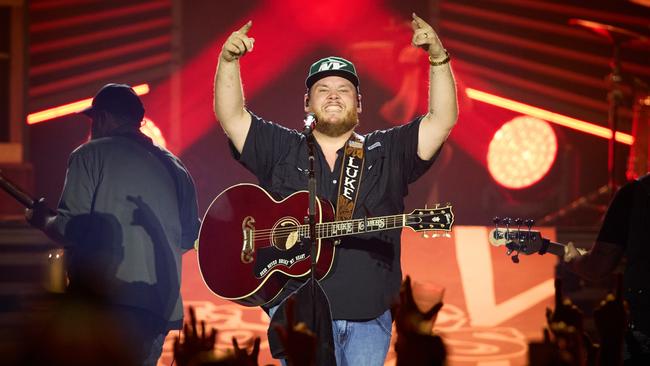 Country king Luke Combs will kick off 2025 with a massive east coast stadium tour. Picture: David Bergman