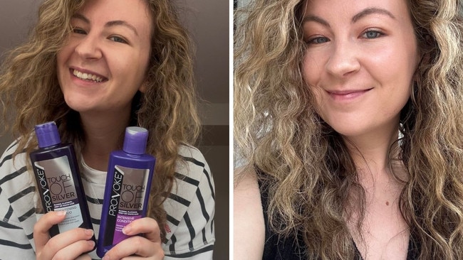 The $13 shampoo and conditioner that brightens up your blonde hair. Picture: Brittany Stewart