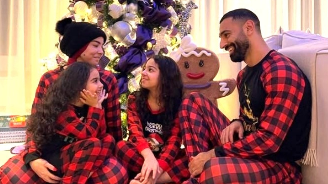 Mohamed Salah shared the sweet image on Christmas Day. Photo: Instagram.