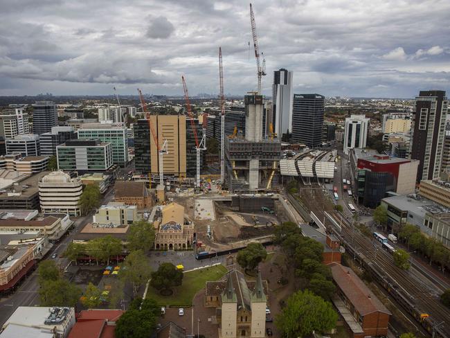 Western focus: Multi-billionaire Harry Triguboff is pouring tens of million of dollars into Parramatta during a cooling property market.