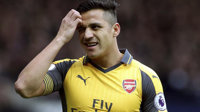 Arsenal's Alexis Sanchez.