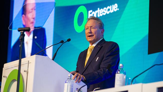 Andrew Forrest says the government is responsible for his company failing to deliver. Picture: Ross Swanborough