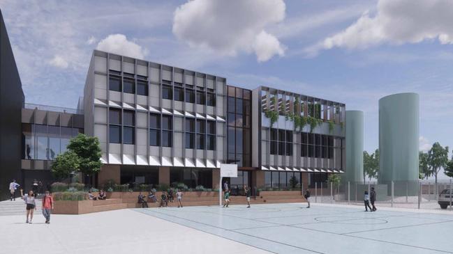 Bacchus Marsh Grammar has submitted a development application for a $14.5m, three-storey science building. Picture: Moorabool Shire Council documents