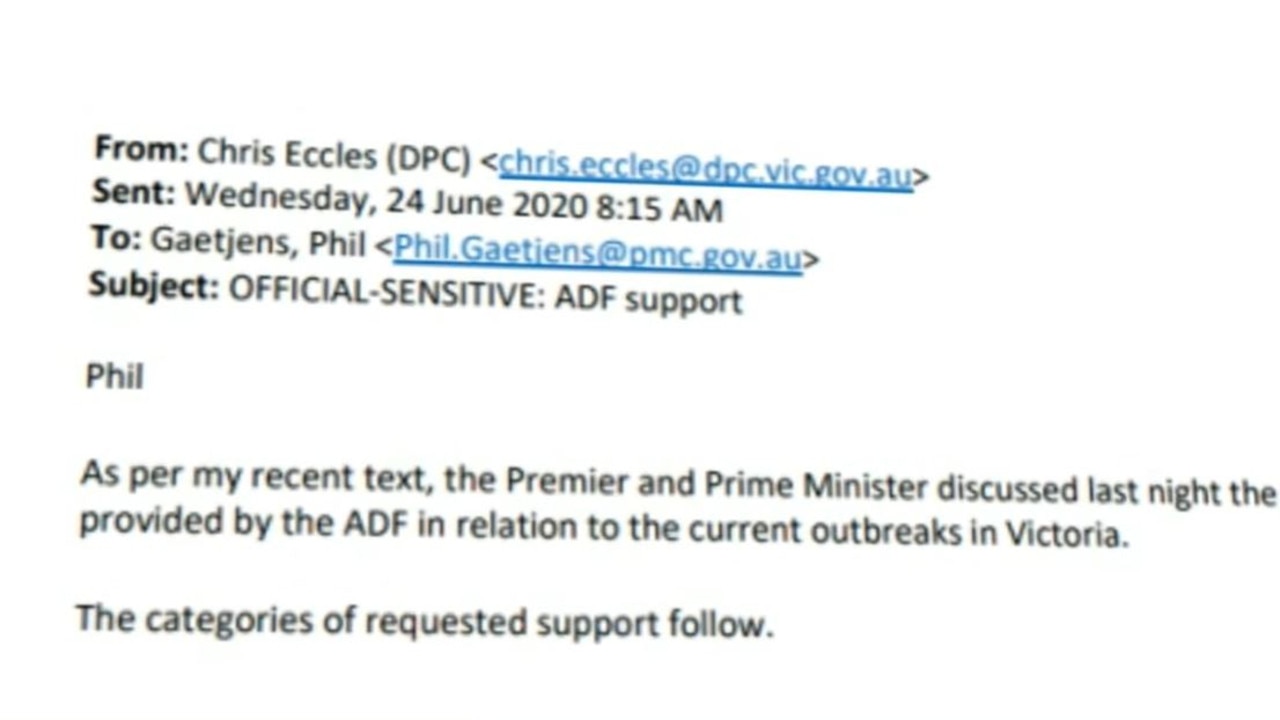 The email suggests ADF support was very much on offer.