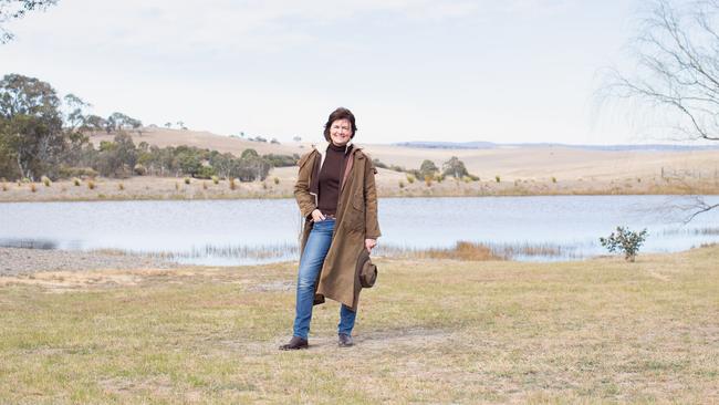 Barrister Louise Clegg on her family’s Goulburn property.