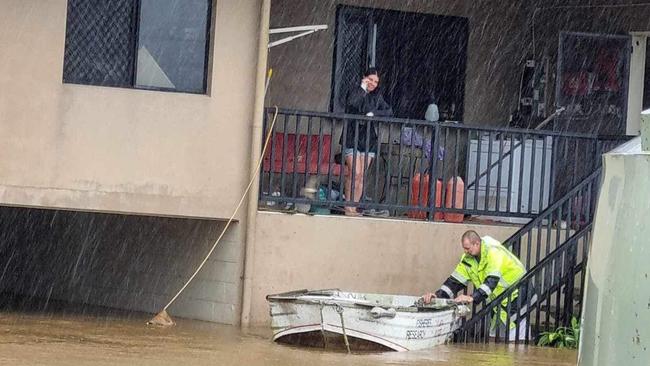 Cairns floods 2023: Getting the tinnie out was the only option for this Mossman family.