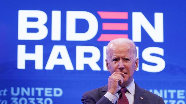 Democratic presidential nominee Joe Biden. Picture: AFP