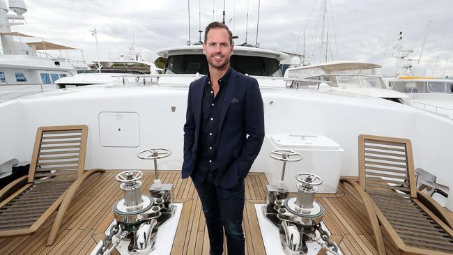 Gold Coaster Cameron Bray went travelling overseas 15 years ago and for a summer worked as a deckhand on a Saudi Princess’ superyacht — now he’s made it his career. Photo: Richard Gosling