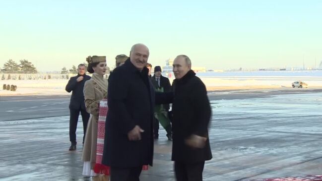 Putin arrives in Belarus for talks with Lukashenko