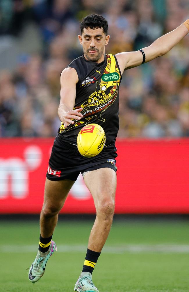 Marlion Pickett is a huge inclusion for the Tiwi Bombers. Picture: Dylan Burns/AFL Photos via Getty Images