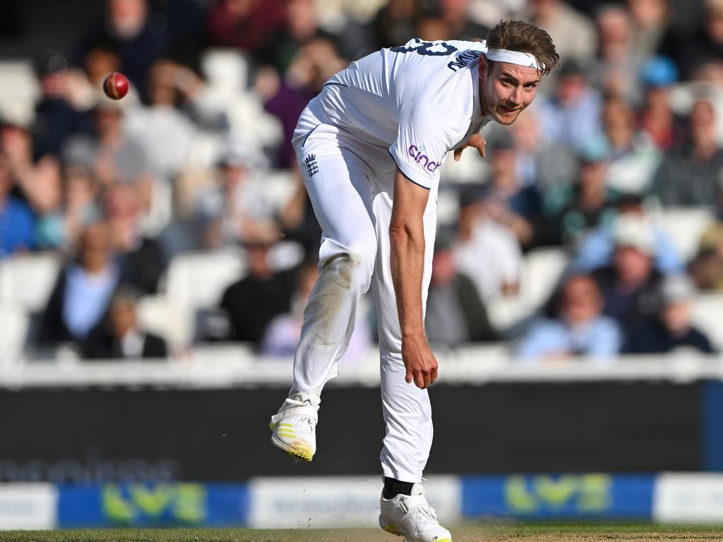 Former England bowler Stuart Broad was the master of the wobble seam. Picture: Stu Forster/Getty Images