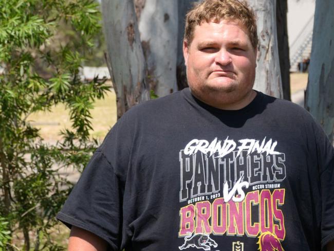 Charlie Hughes is walking from Nanango to Coorparoo to raise awareness for the blind in his community