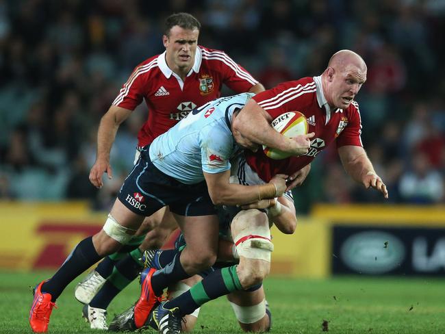 The NSW Waratahs and the British & Irish Lions at Allianz Stadium in 2013.
