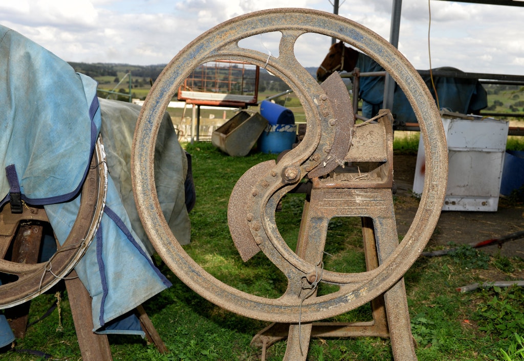 Larkhill local Ken Consiglio is having an auction of most of the things on his property. Picture: Rob Williams