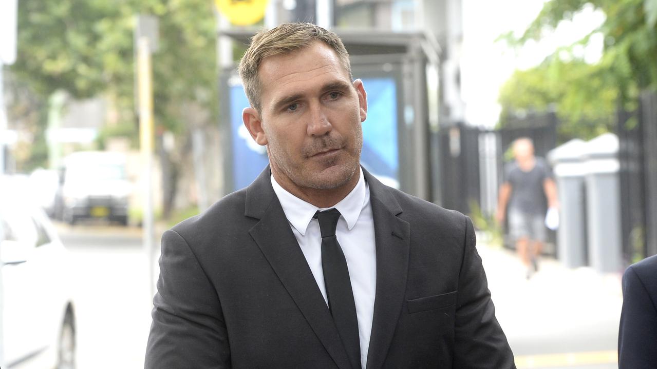 NRL player Scott Bolton arrives at Waverley Court in Sydney on Monday, January 7, 2019. (AAP Image/Jeremy Piper) 