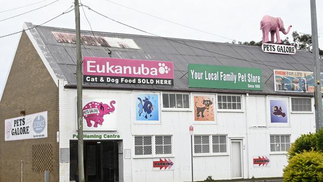 Pets Galore pet shop in Toowoomba was raided by the RSPCA officers and pets removed. Photo Bev Lacey