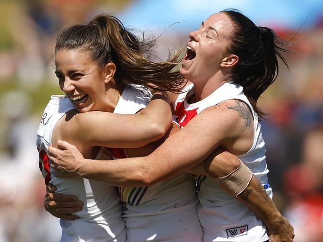 The Bloods culture has shone through in the Swans’ remarkable AFLW turnaround. Picture: Phil Hillyard