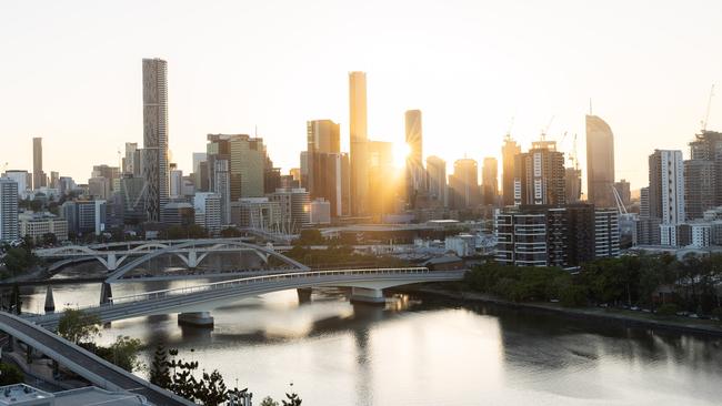 The view from one of the penthouses for sale in The Ambrose in Milton. Image supplied by Kokoda Property.