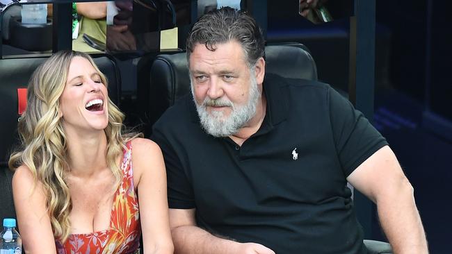 South Sydney, which has the backing of Russell Crowe (right) has reportered a profit surge. (Photo by James D. Morgan/Getty Images)