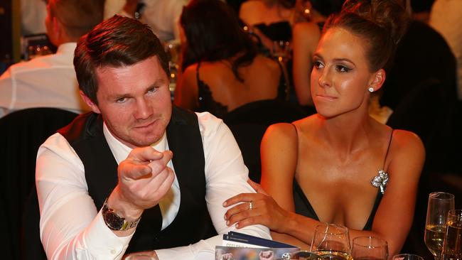 Patrick Dangerfield at last year’s Brownlow Medal count. Picture: Michael Klein