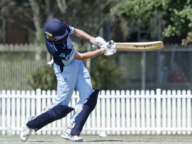 Harrison Danne in bat for Sutherland. Picture: John Appleyard