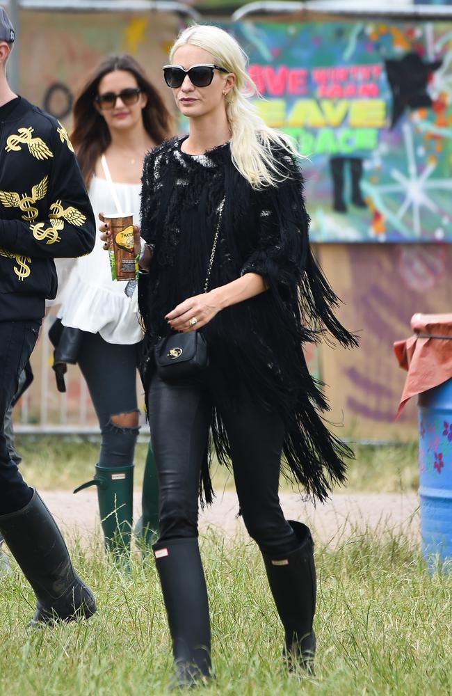 Poppy Delevingne attends the 2015 Glastonbury Festival. Picture: Getty