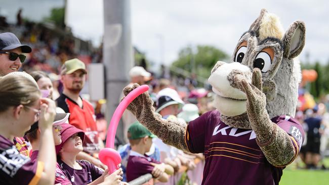 Brisbane Broncos Captain's Run and Toowoomba Fan Day at Toowoomba Sports Ground, Saturday, February 15, 2025. Picture: Kevin Farmer