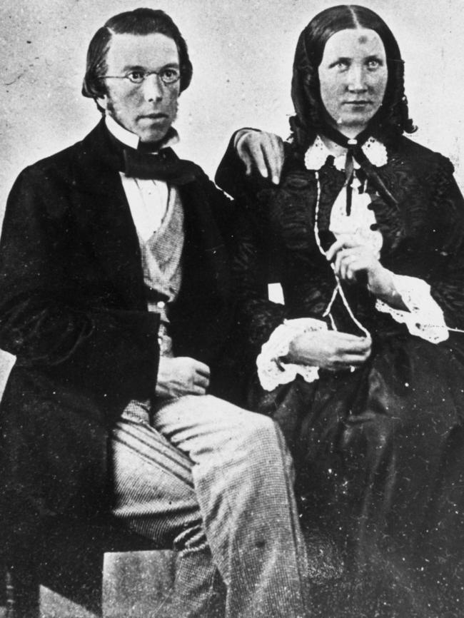 Charles Todd with his wife, Alice.