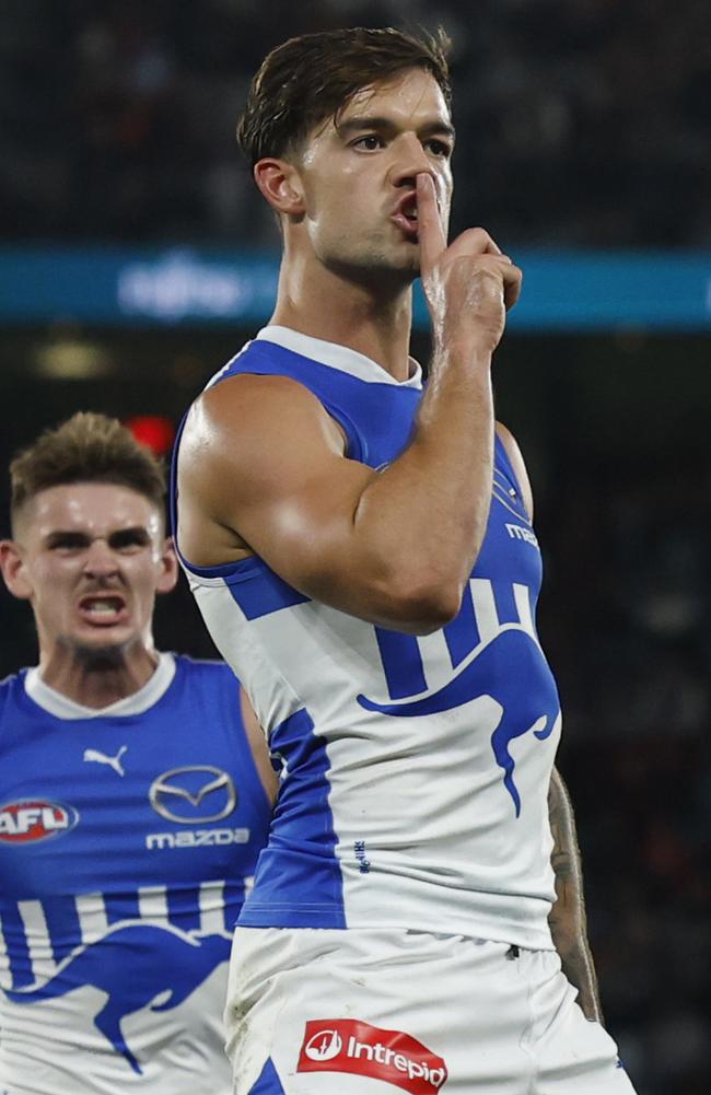 The Kangaroos were brave in defeat. Picture: Michael Klein