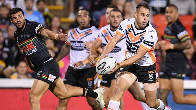 Josh Reynolds is on $750,000 a season at the Tigers. Picture: AAP