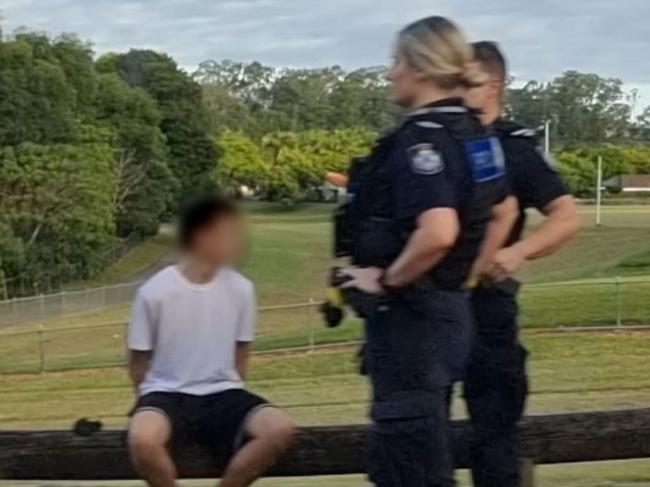 Teens taken into custody at Nerang over alleged Gold Coast robbery. Picture: Supplied.