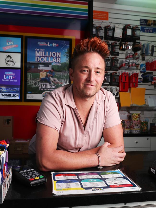 Cory Young of Nextra Sandy Bay Newsagents. Picture: Nikki Davis-Jones