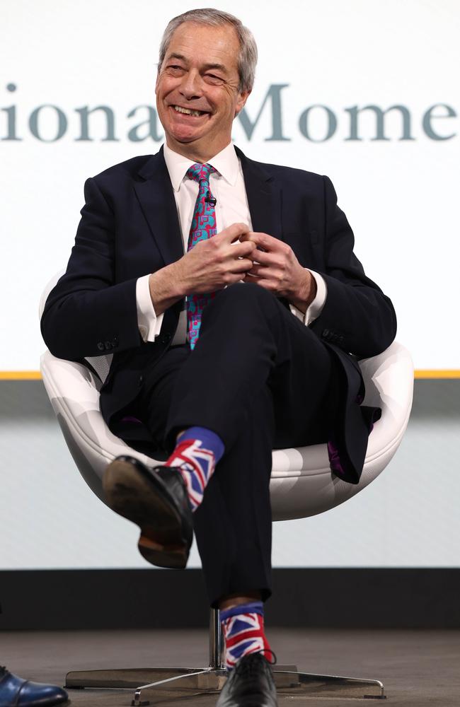 Nigel Farage attends the Alliance For Responsible Citizenship Conference in London. Picture: Andrew Parsons / Parsons Media