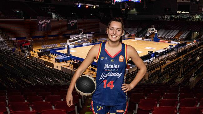 Australian Opals basketballer Isobel Borlase. Picture: Kelly Barnes