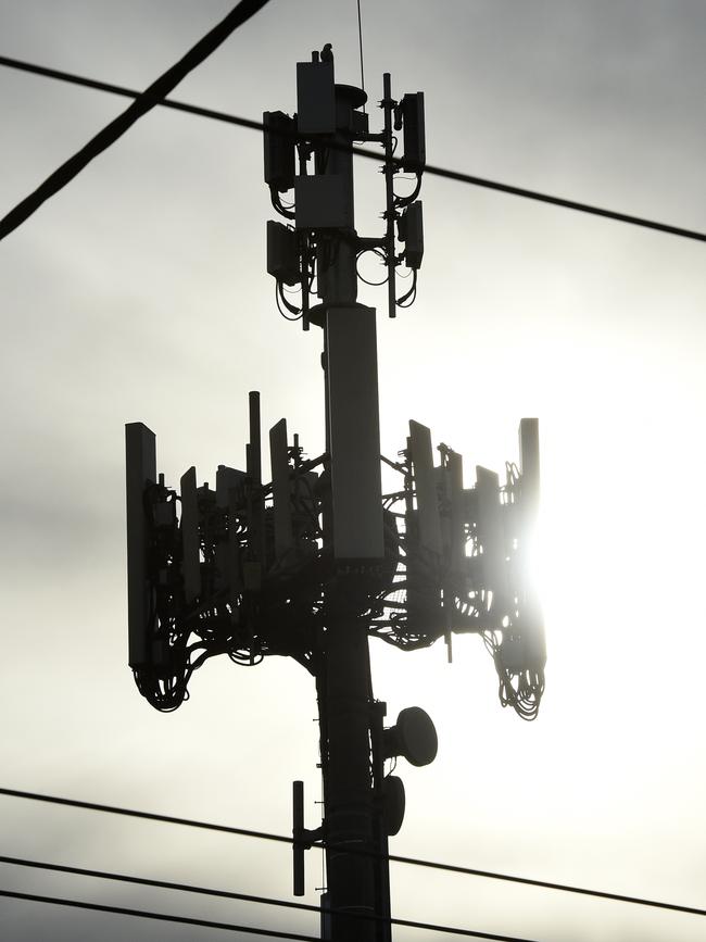 Telstra is looking to share its mobile phone infrastructure. Picture: NCA NewsWire / Andrew Henshaw