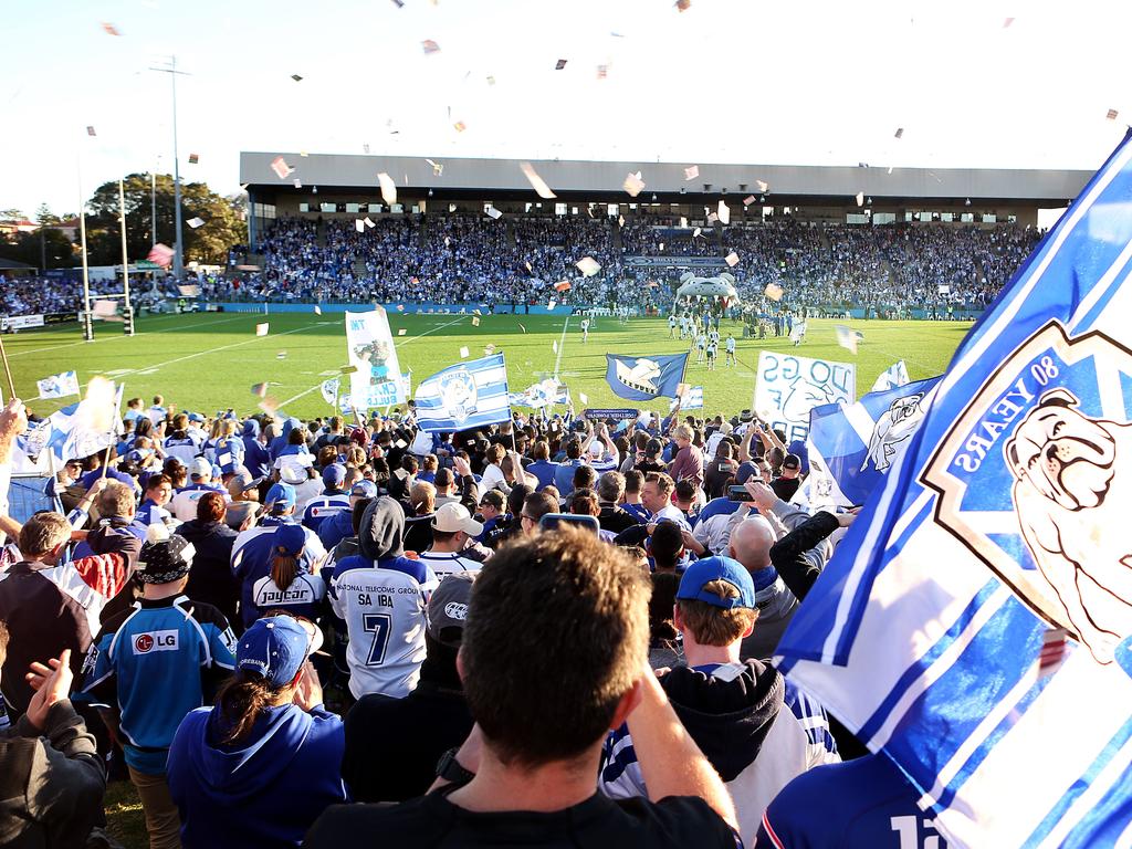 Bulldogs fans will pack Belmore Oval.