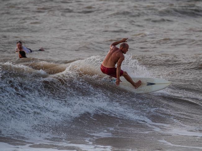 Top End Surfing at Nightcliff beach, Darwin. Picture: Pema Tamang Pakhrin