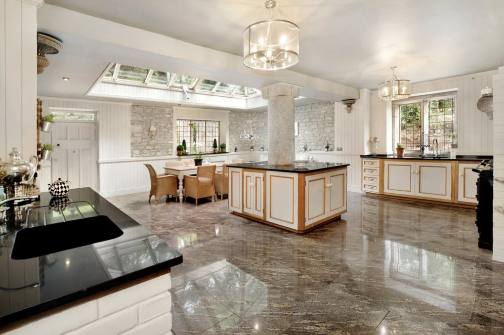 The main kitchen. There is also an additional catering kitchen. Picture: Knight Frank/NY Post