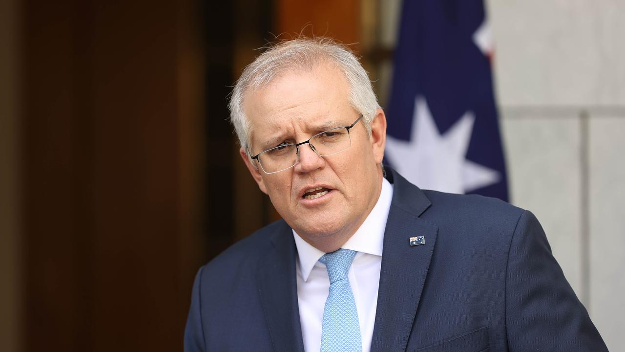 Mr Morrison has shrugged off criticism from Beijing over the nuclear submarine deal. Picture: Newswire/Gary Ramage